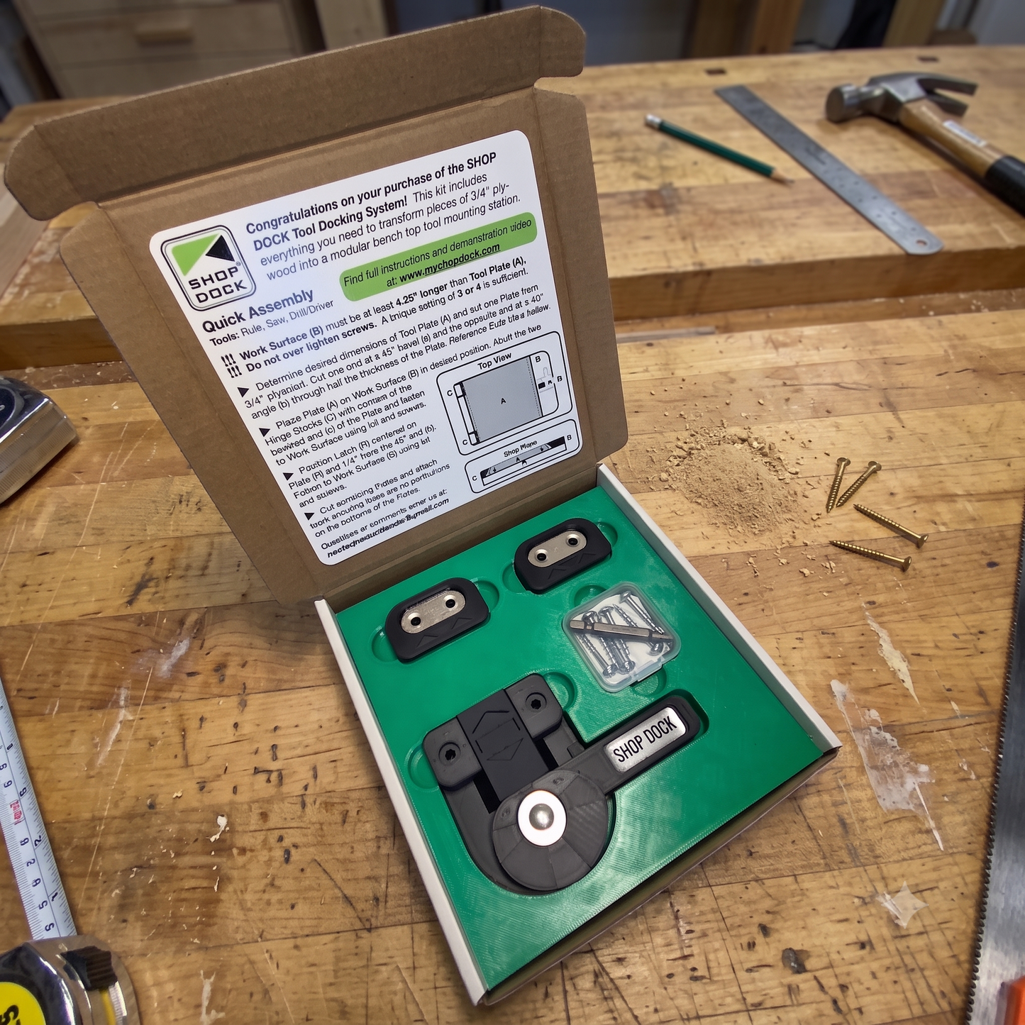 Shop Dock Quick Mount Tool Kit.
